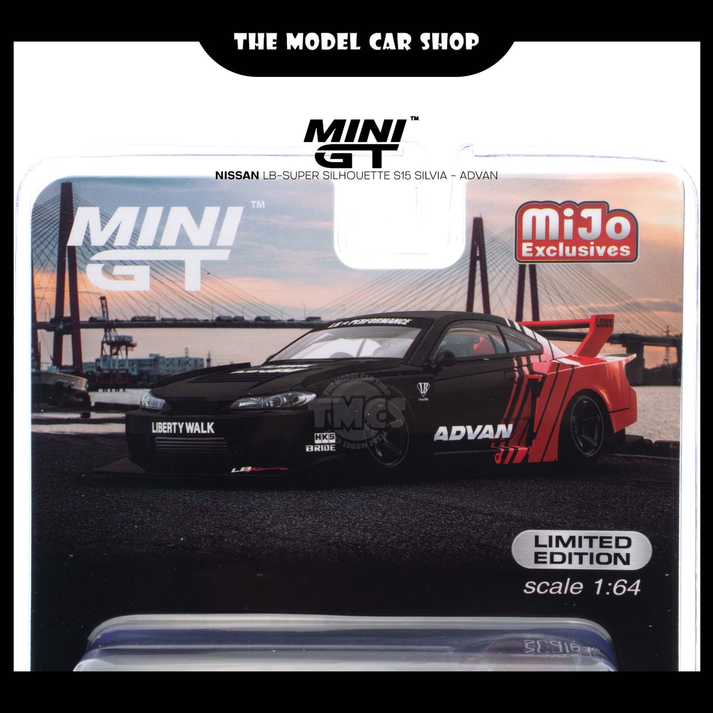 [MINI GT] Nissan LB-Super Silhouette S15 SILVIA  - Advan (Mijo Exclusive)