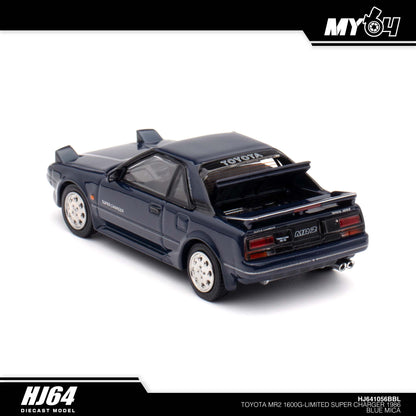 [Hobby Japan] Toyota MR2 1600G-LIMITED SUPER CHARGER 1986 - Blue Mica