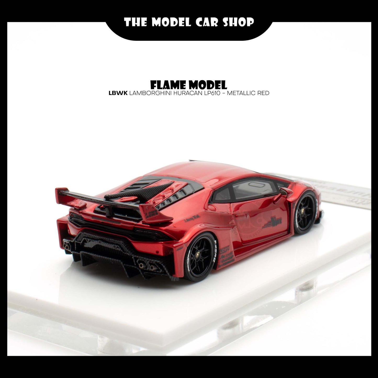 [Flame Model] LBWK Lamborghini Huracan LP610 - Metallic Red