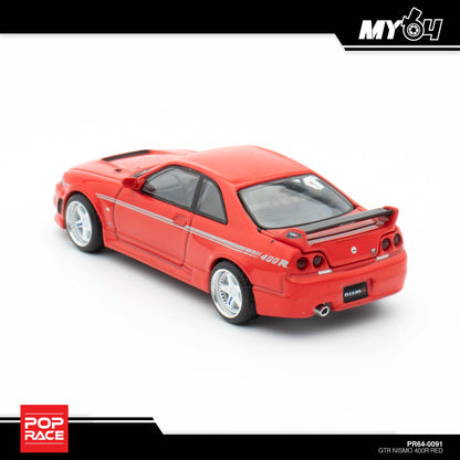 [Pop Race] Nissan Skyline GT-R R33 NISMO 400R - Red