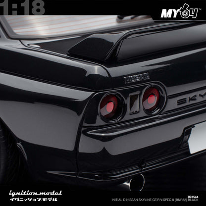 [Ignition Model] 1:18 Initial D Nissan Skyline GT-R V-SpecII (BNR32) - Black