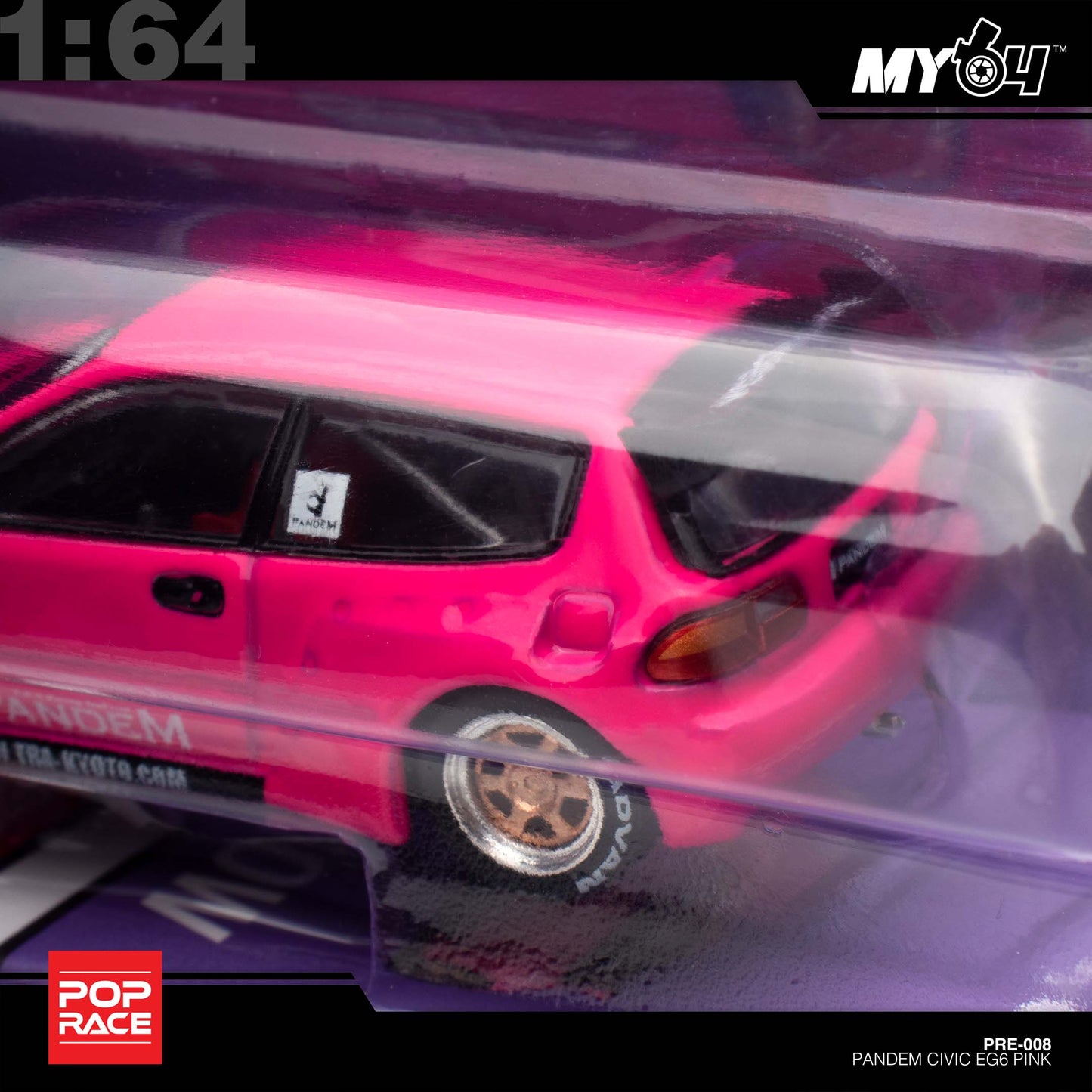 [Pop Race] Pandem Civic EG6 - Pink