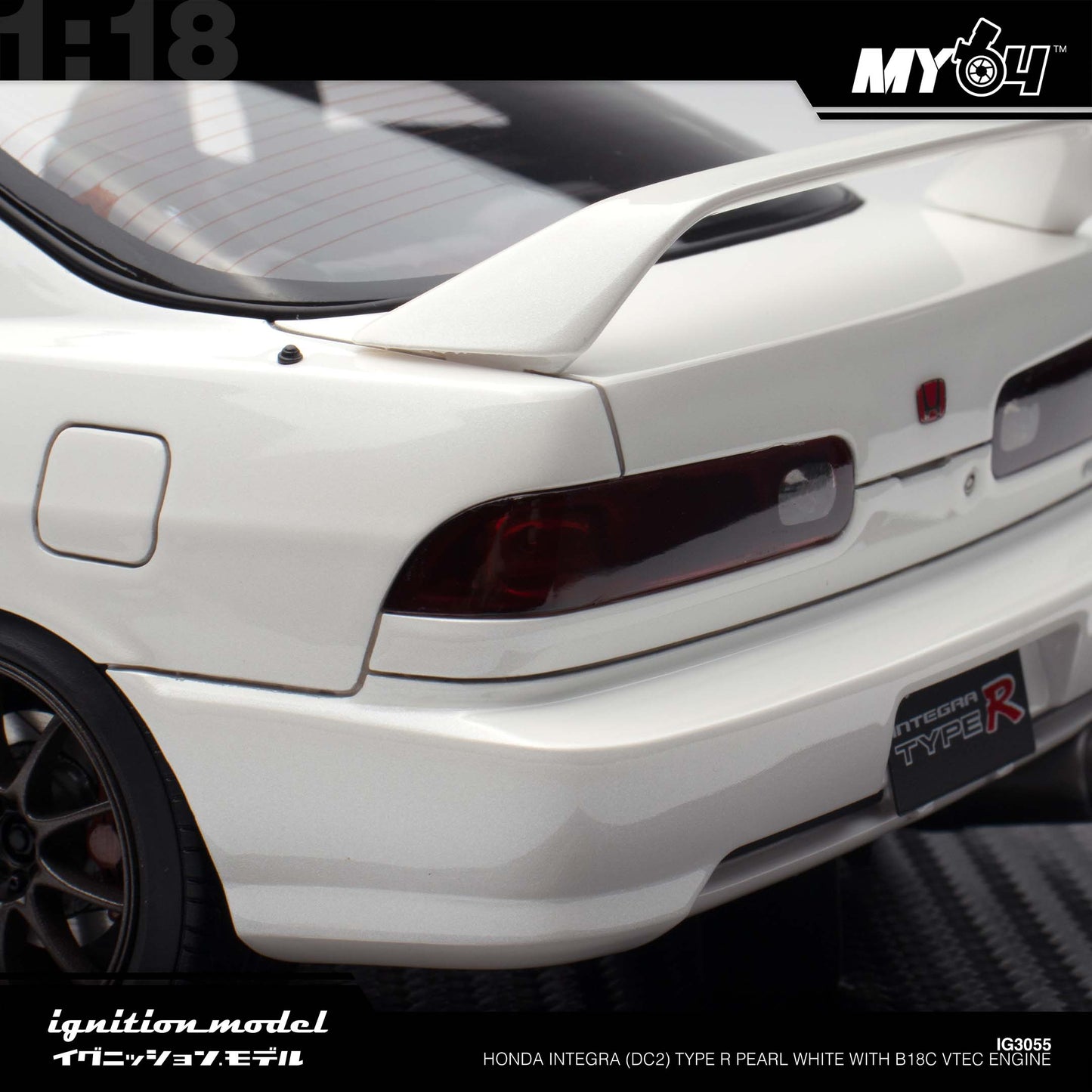 [Ignition Model] Honda Integra (DC2) Type R - Pearl White With B18C VTEC Engine