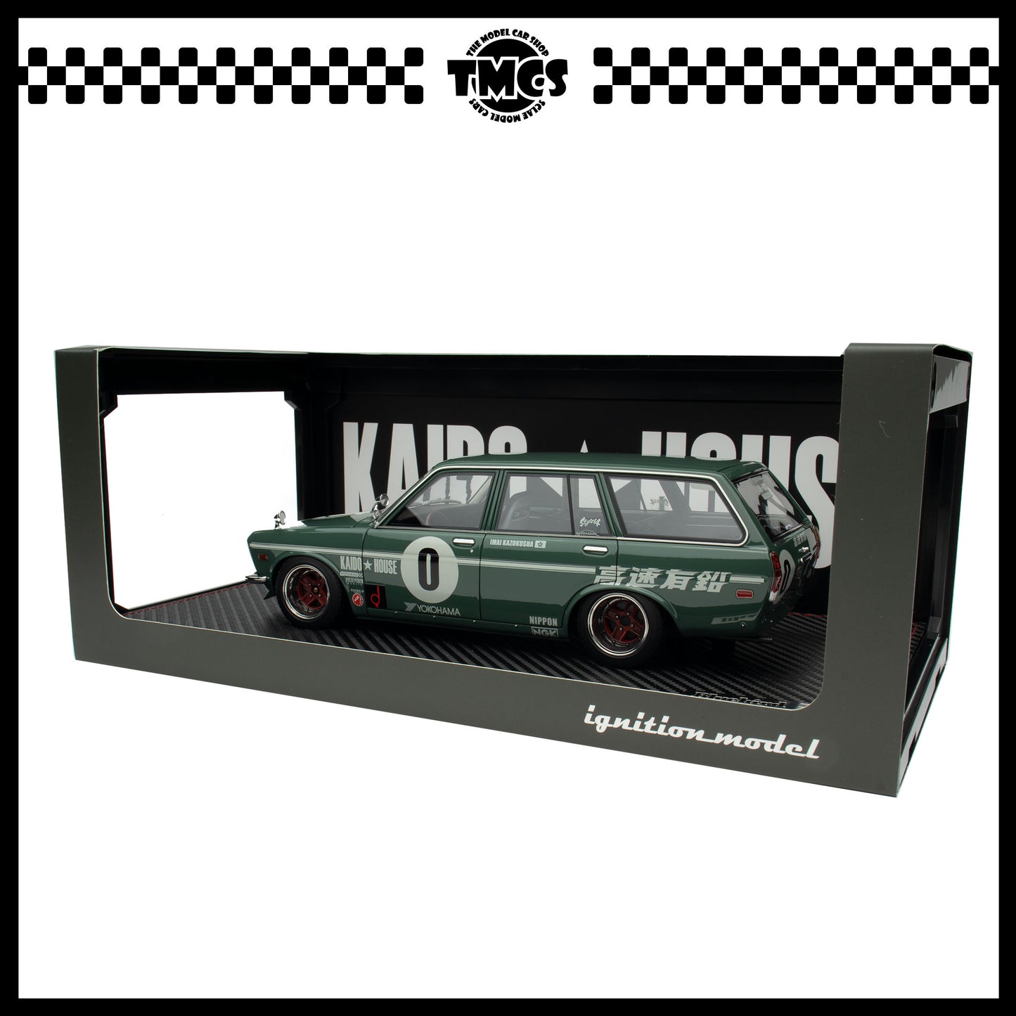[Ignition Model] Datsun Bluebird (510) Wagon - Green