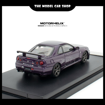 [Motorhelix] Nissan Skyline GT-R R34 V Spec ll - Midnight Purple