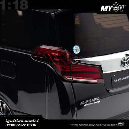 [Ignition Model] Toyota Alphard (H30W) Executive Lounge S - Black