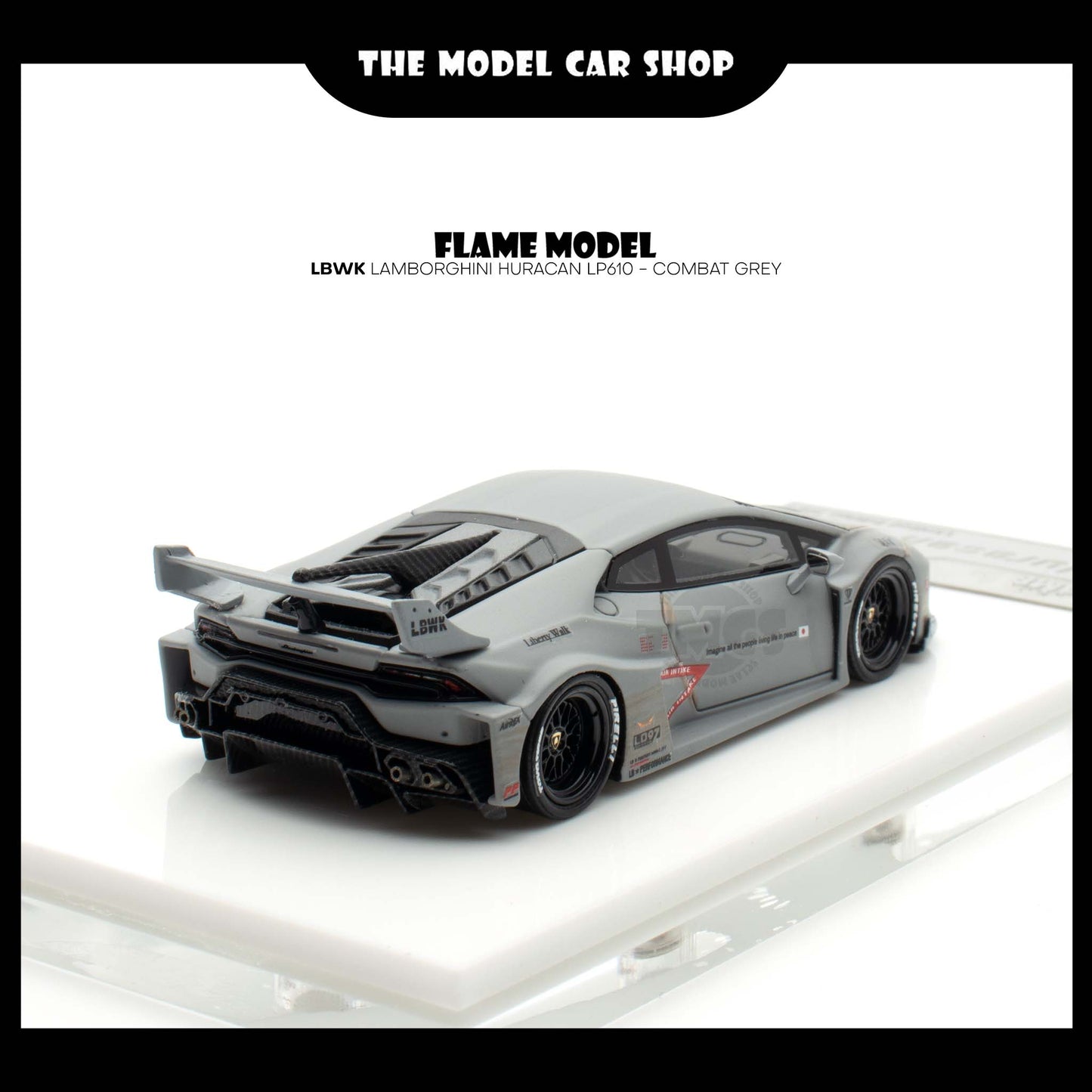 [Flame Model] LBWK Lamborghini Huracan LP610 - Combat Grey