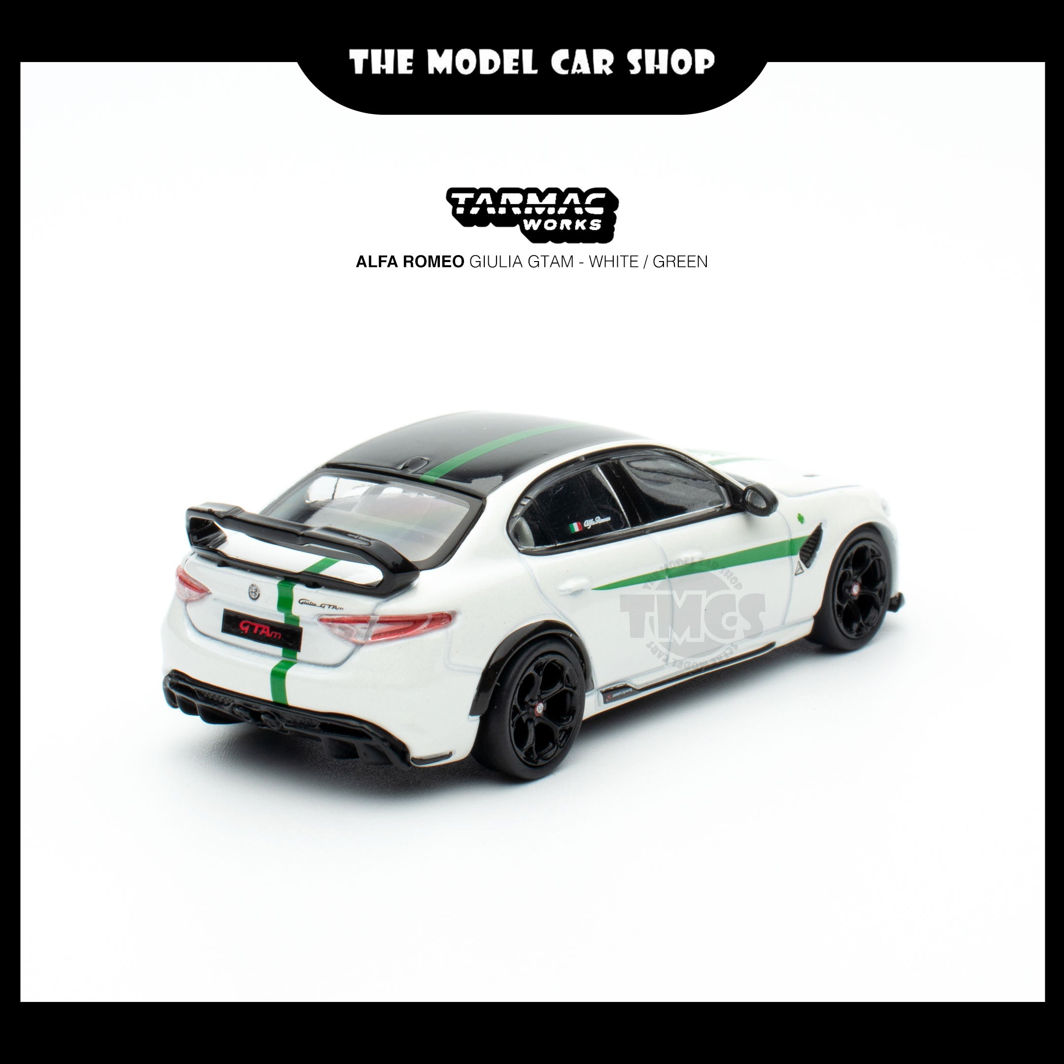 Tarmac Work] Alfa Romeo Giulia GTAm - White / Green | The Model
