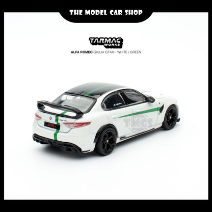 [Tarmac Works] Alfa Romeo Giulia GTAm - White / Green