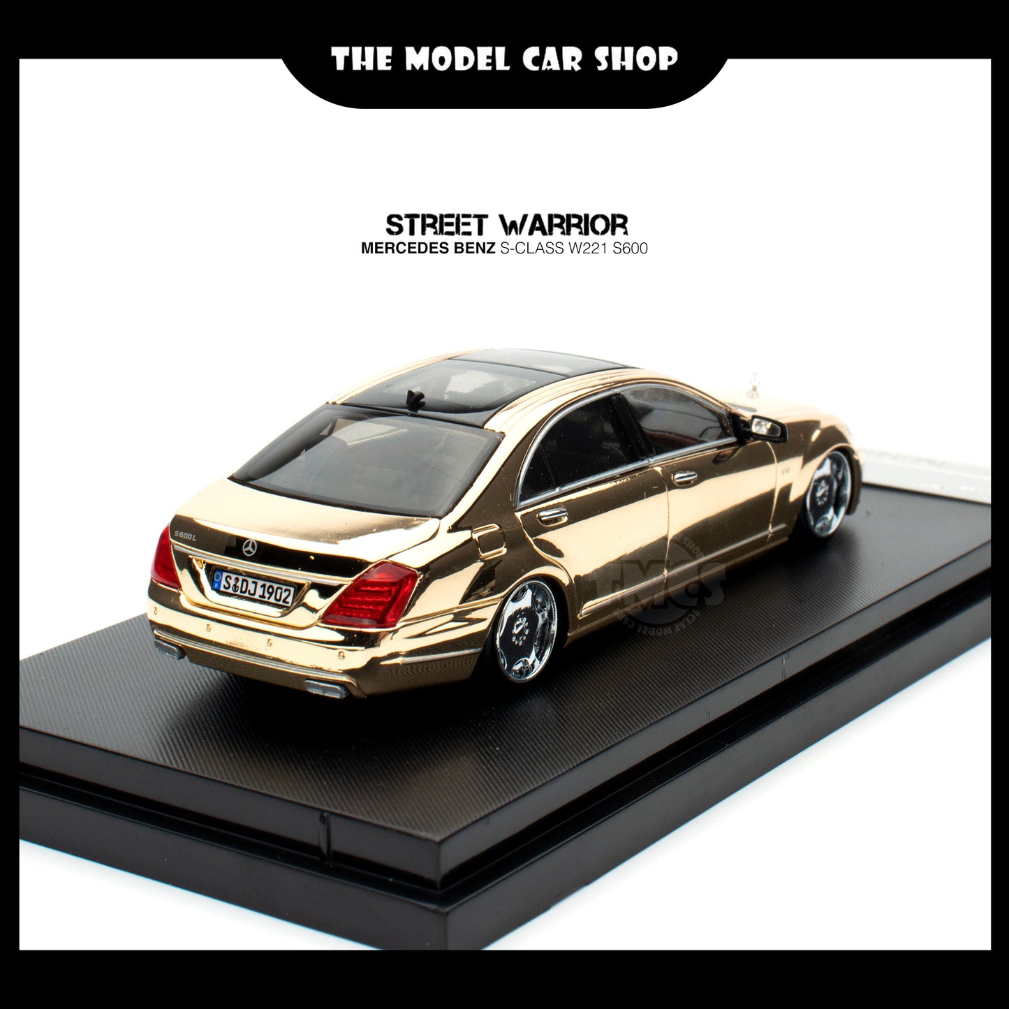 [Street Warrior] Mercedes Benz S-Class W221 S600 - Gold Chrome