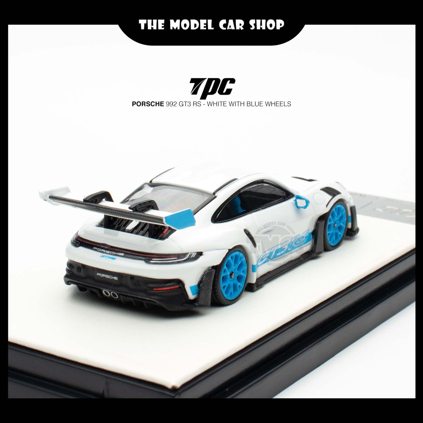 [TPC] Porsche 992 GT3 RS - White with Blue Wheels