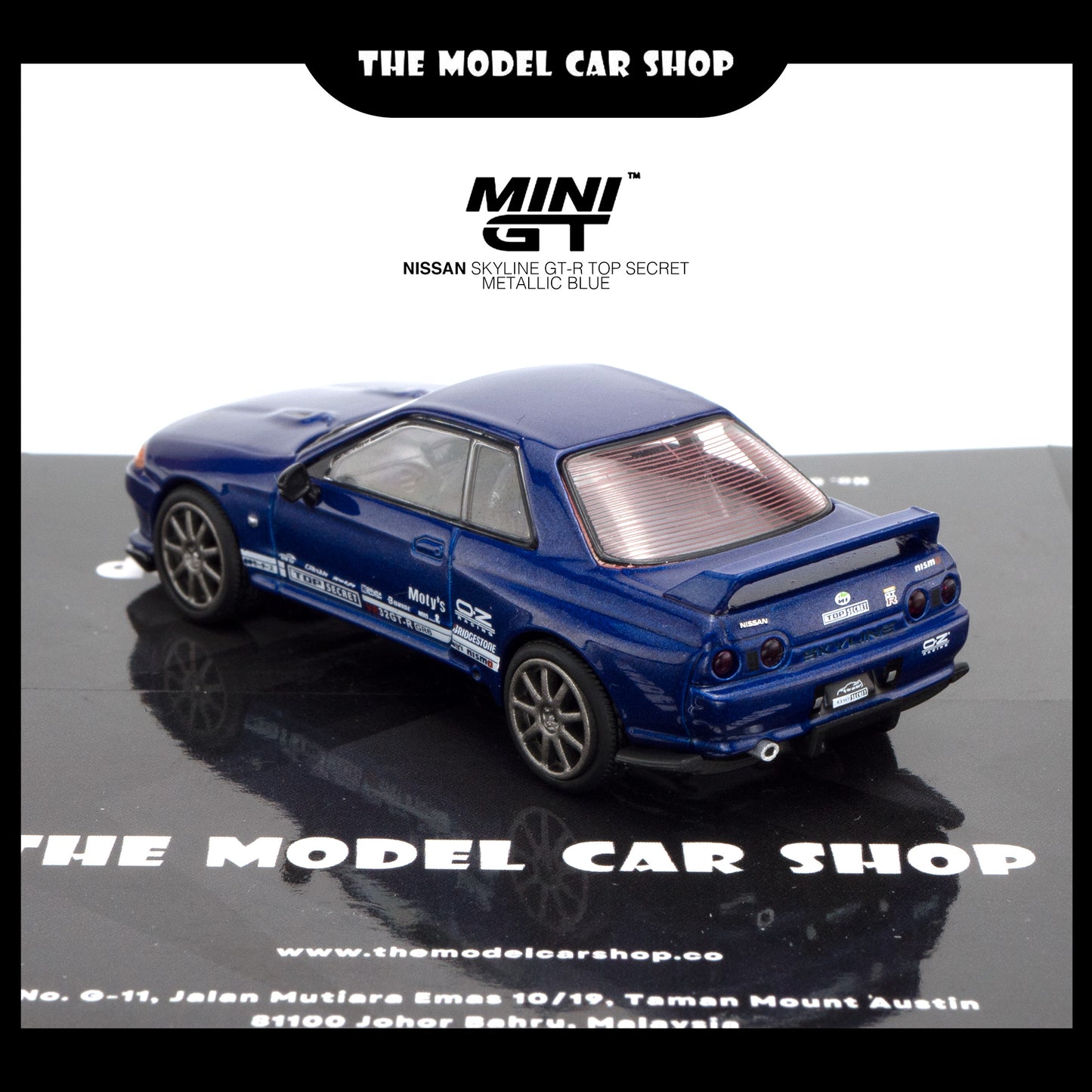 [MINI GT] Nissan Skyline GT-R Top Secret VR32 - Metallic Blue