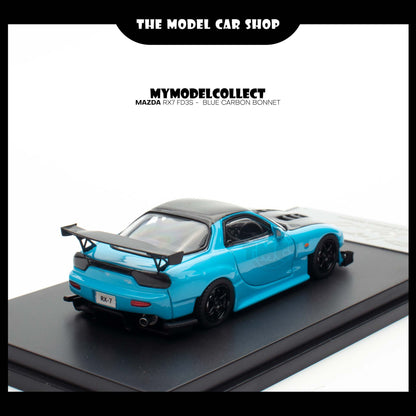 [Model Collect] Mazda RX7 FD3S -  Blue Carbon Bonnet