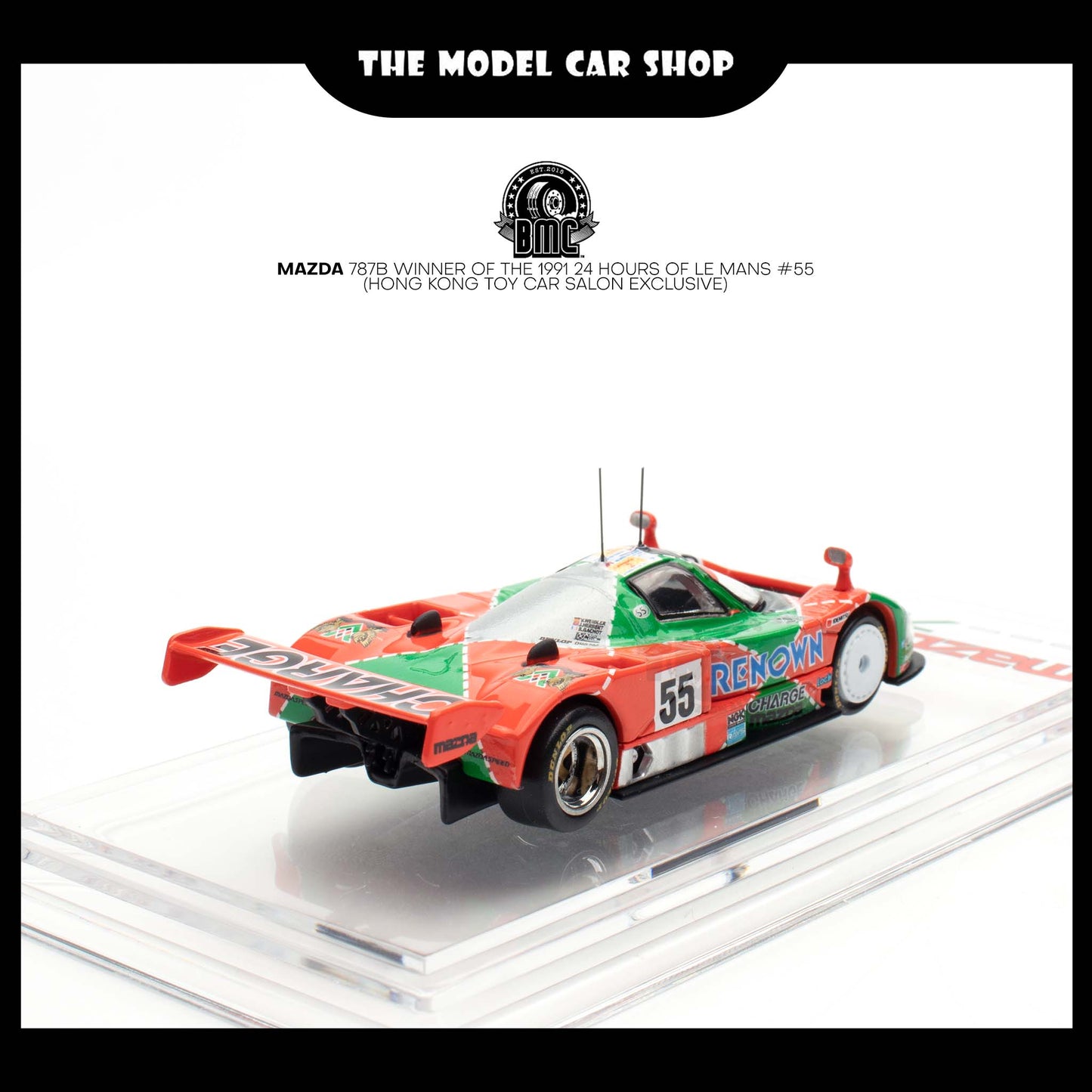 [BMC] Mazda 787B Winner of the 1991 24 Hours of Le Mans #55 (Hong Kong Toy Car Salon Exclusive)