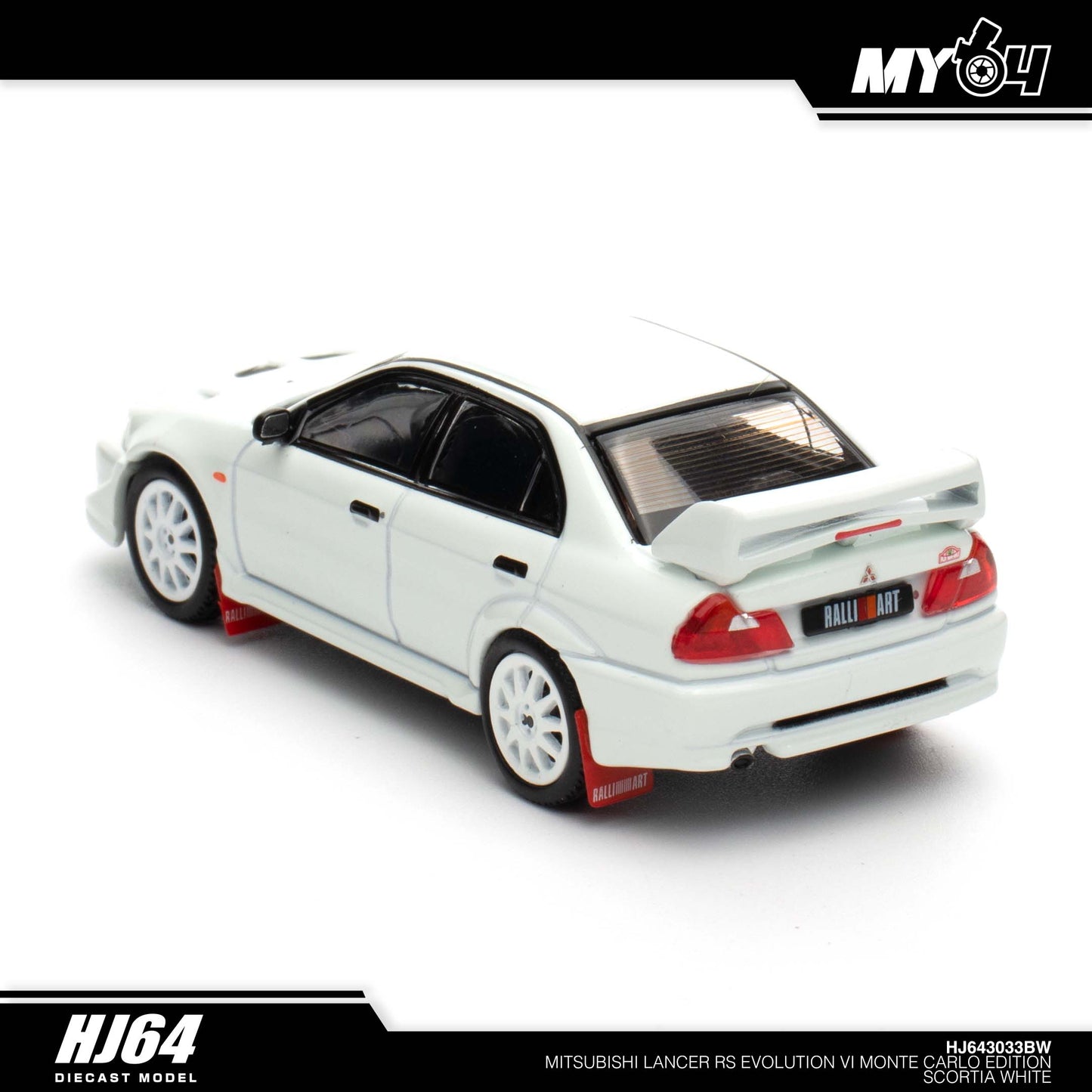 [Hobby Japan] Mitsubishi Lancer RS Evolution 6 Monte Carlo Edition - Scortia White