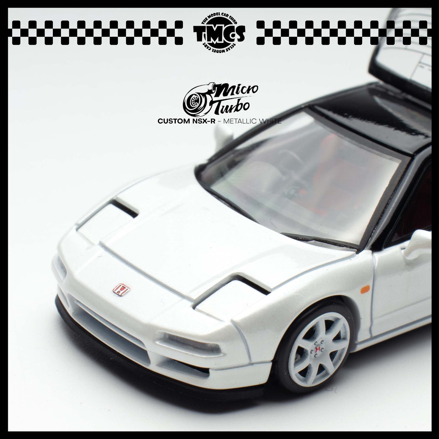 [Micro Turbo] Custom NSX-R - Metallic White