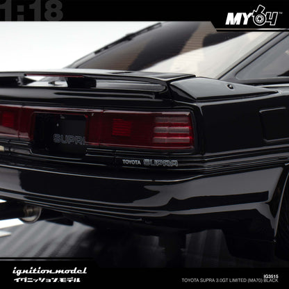 [Ignition Model] Toyota Supra 3.0GT Limited (MA70) - Black
