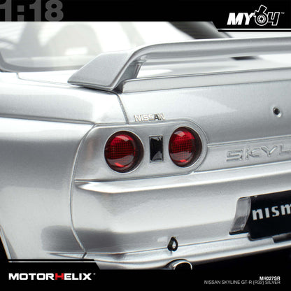 [Motorhelix] Nissan Skyline GT-R (R32) - Silver