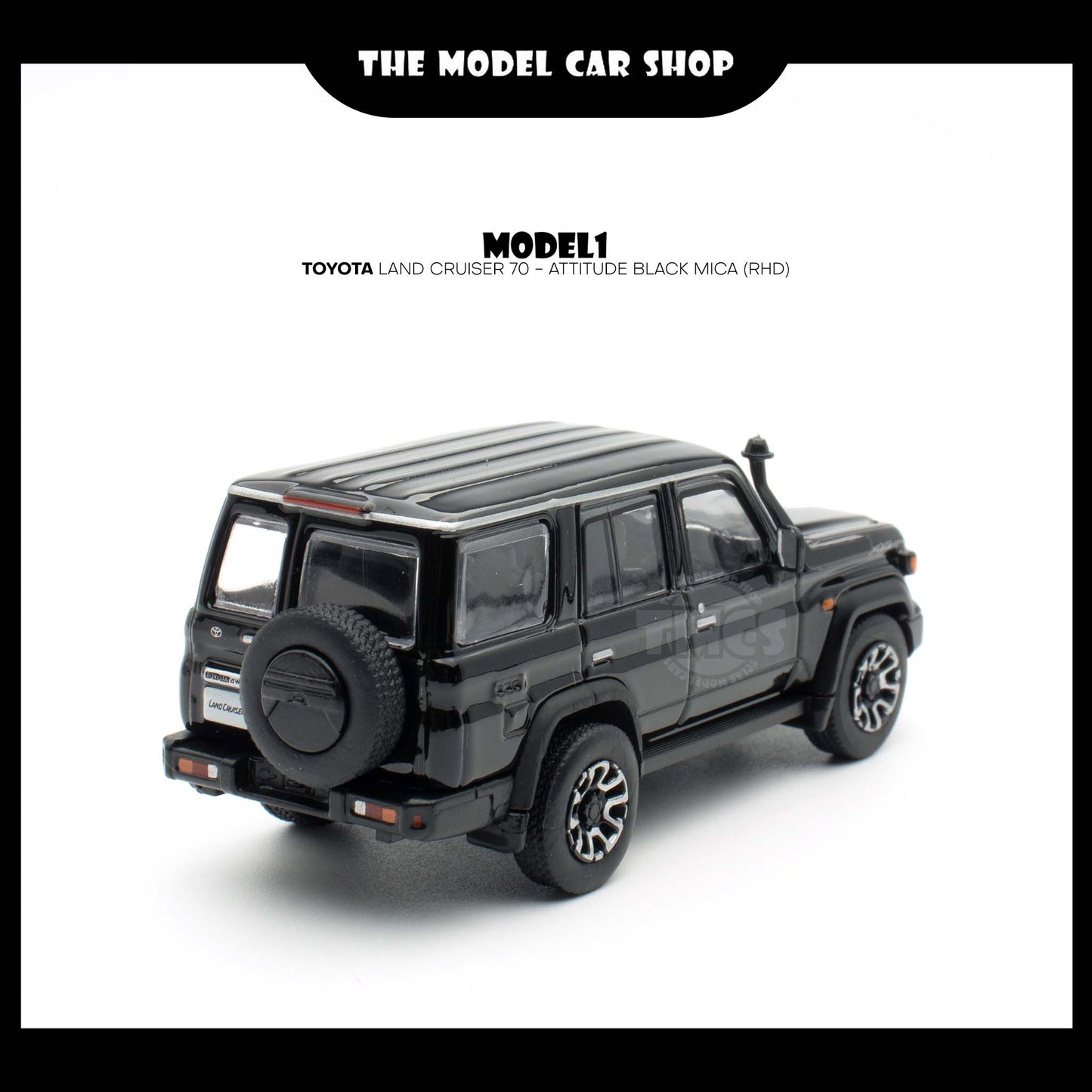 [Model1] Toyota Land Cruiser 70 - Attitude Black Mica (RHD)