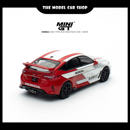 [Mini GT] Honda Civic Type R #2 2023 Pace Car - White