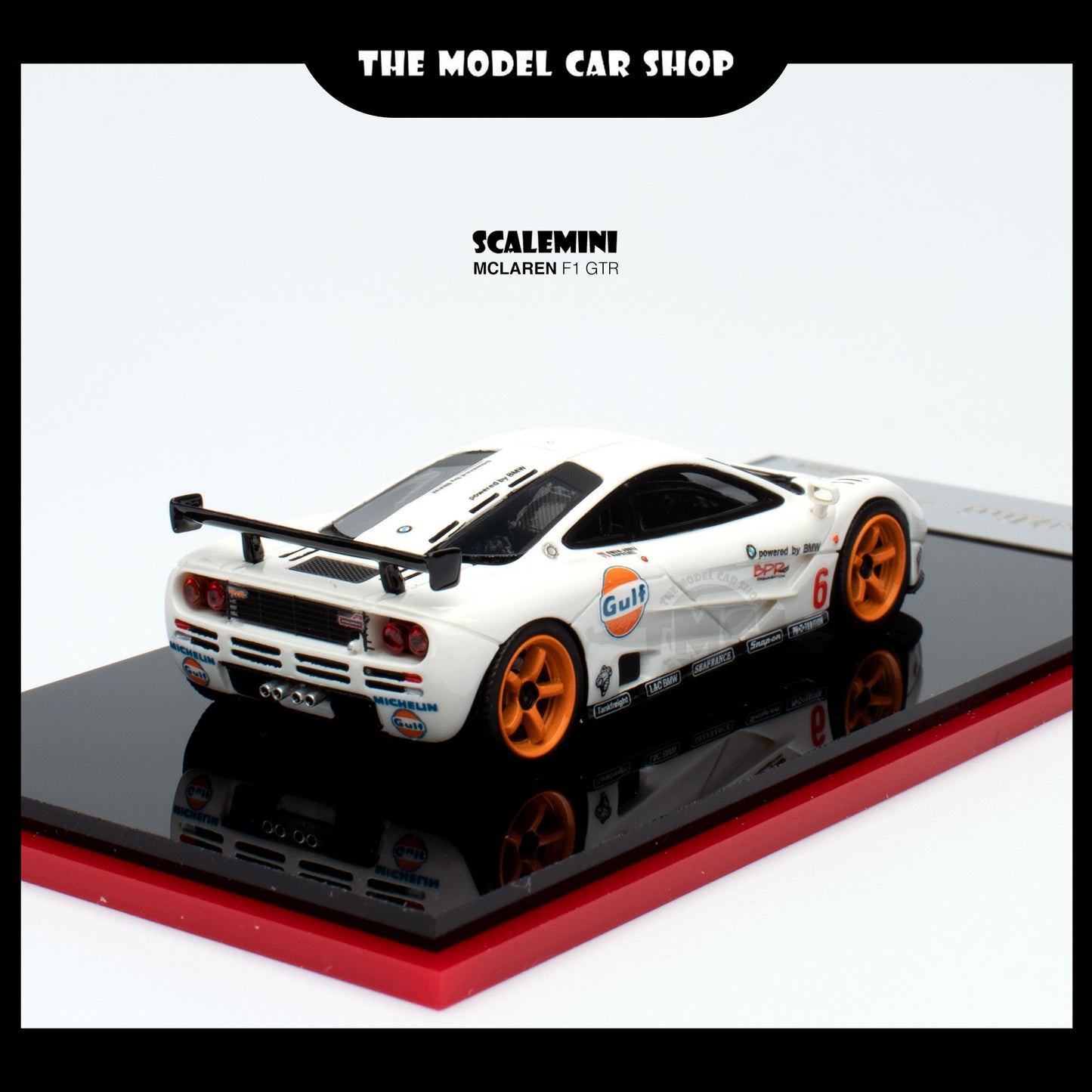 [Scale Mini] McLaren F1 GTR - White Gulf