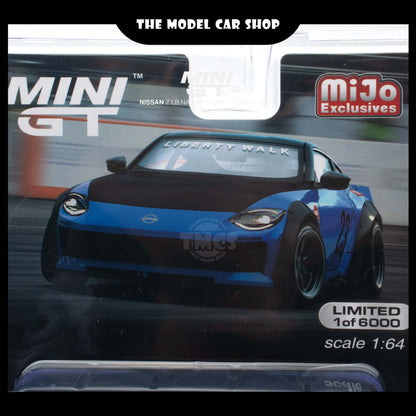 [Mini GT] Nissan Z LB★NATION WORKS Serian - Blue (Mijo Exclusive)