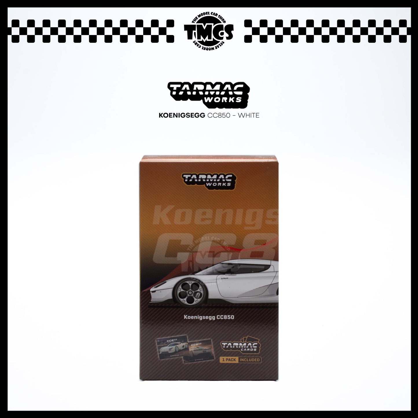 [Tarmac Works] 1:64 Koenigsegg CC850 - White