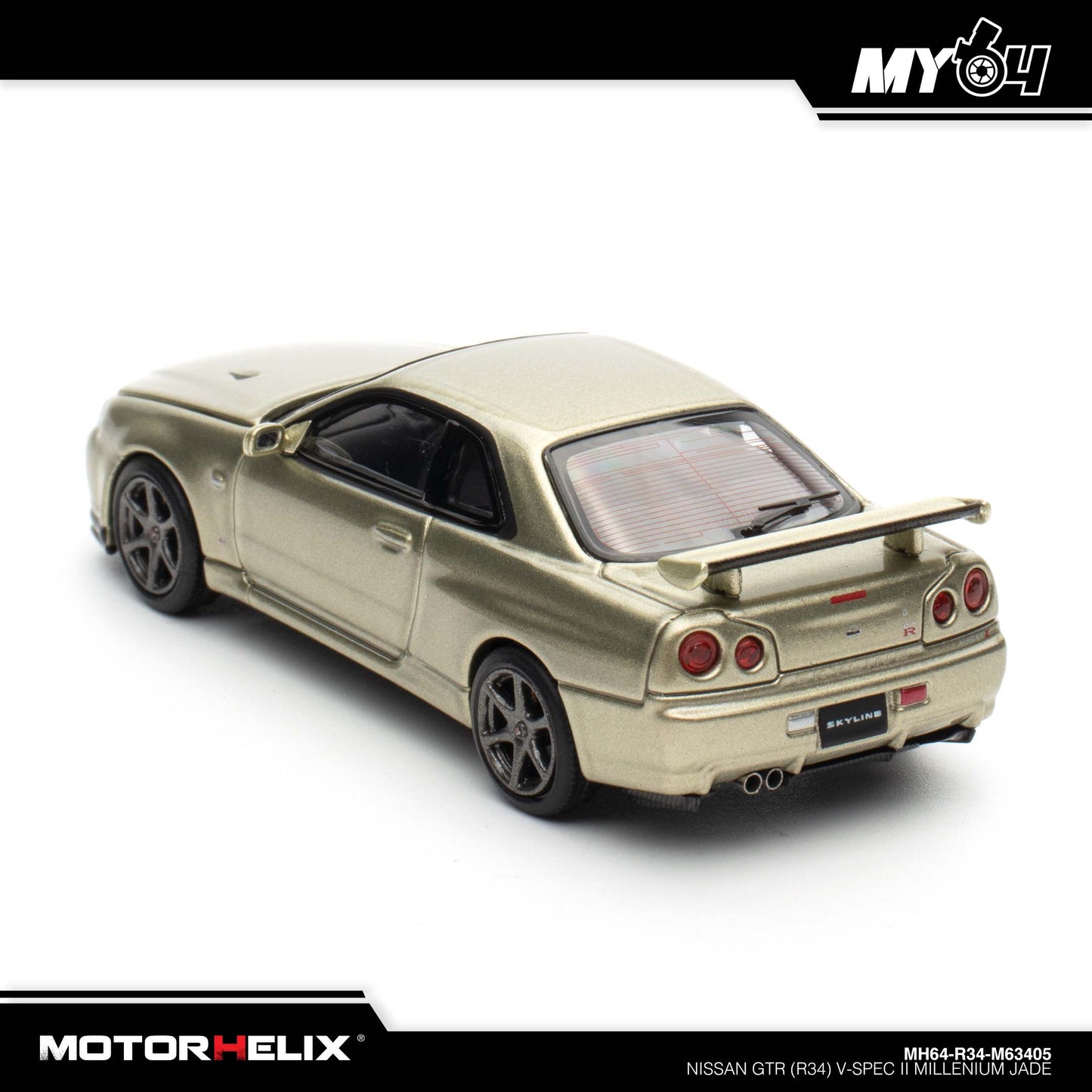 [Motorhelix] Nissan GTR (R34) V-Spec II - Millenium Jade