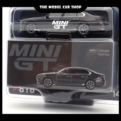 [MINI GT] BMW i7 xDrive60 Dravit - Grey