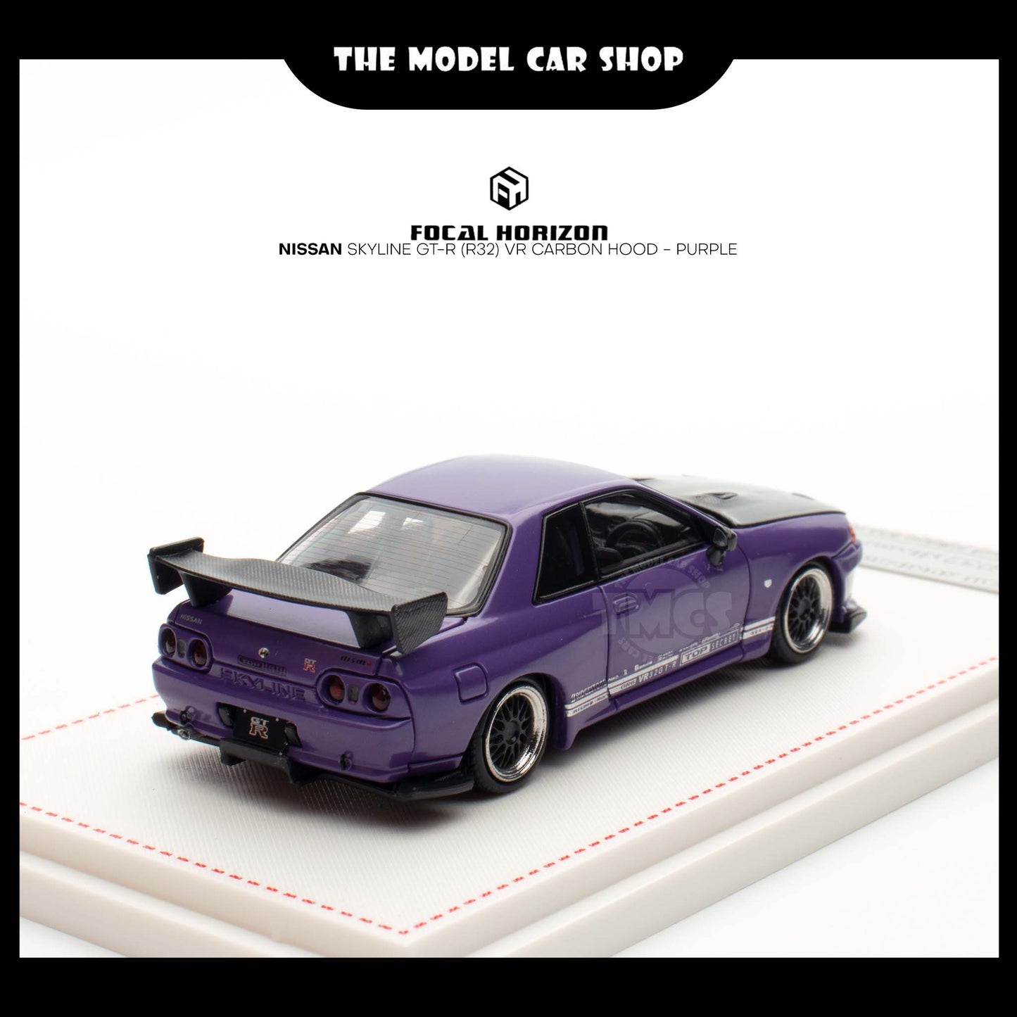 [Focal Horizon] Nissan Skyline GT-R (R32) VR Carbon Hood - Purple