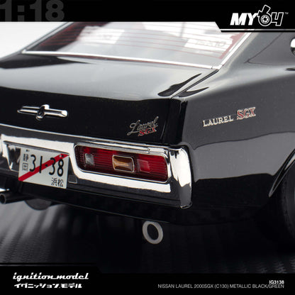 [Ignition Model] Nissan Laurel 2000SGX (C130) - Metallic Black/Green