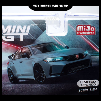 [MINI GT] Honda Civic Type R - Sonic Gray Pearl 2023 (Mijo Exclusive)