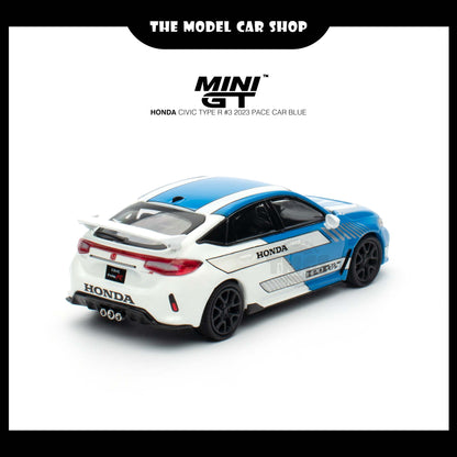 [MINI GT] Honda Civic Type R #3 2023 Pace Car - Blue