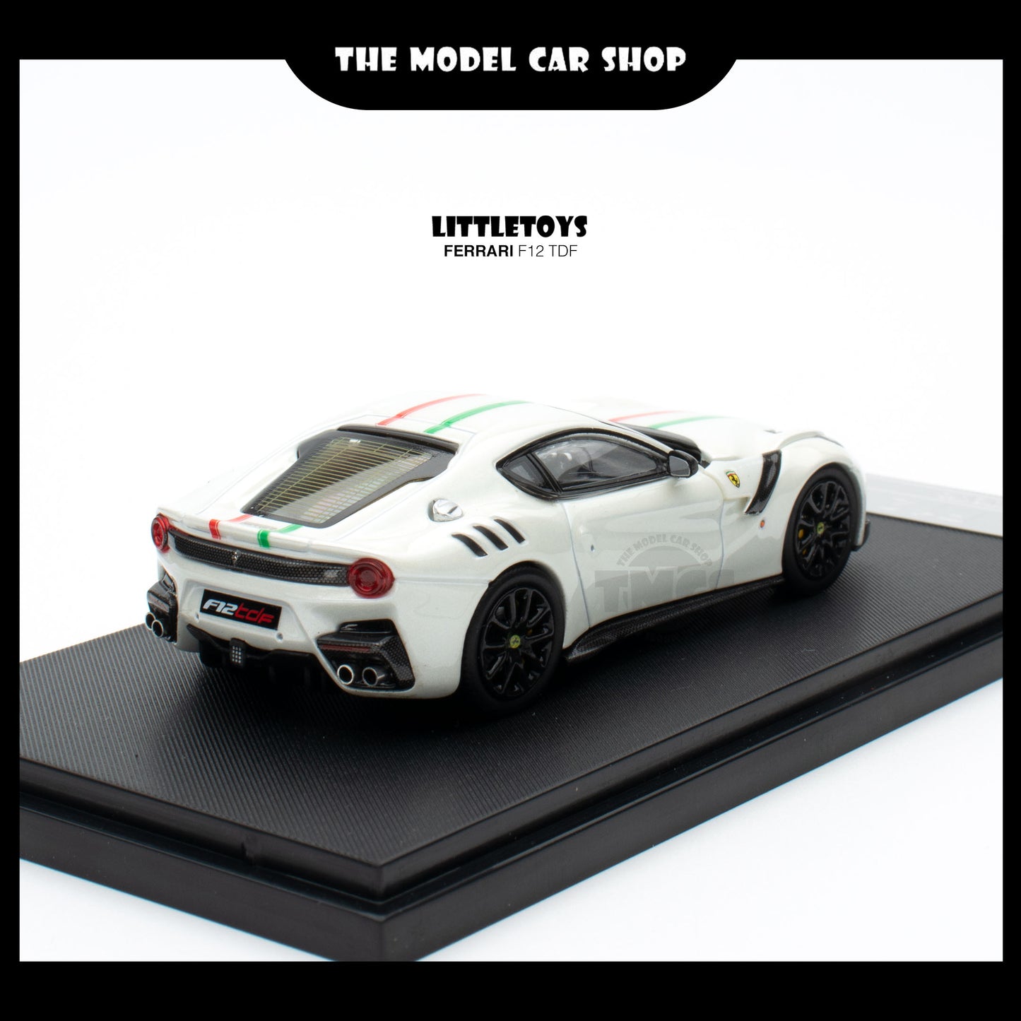 [LittleToys] Ferrari F12 TDF - Pearl White