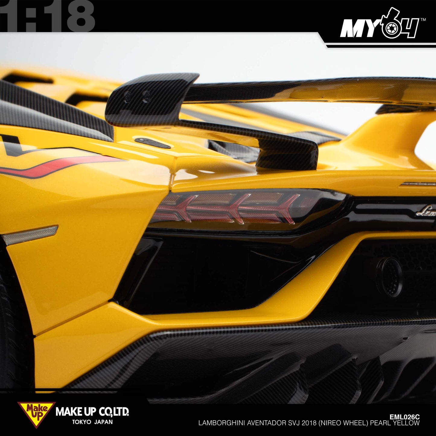 [Make Up] Lamborghini Aventador SVJ 2018 (Nireo wheel) - Pearl Yellow