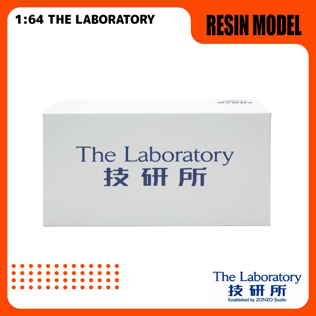 [The Laboratory] 1:64 Garage Active R33 Widebody Concept A - Pearl White Carbon Bonnet