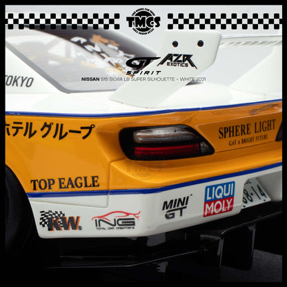 [GT Spirit] 1:18 Nissan S15 Silvia LB Super Silhouette - White 2021