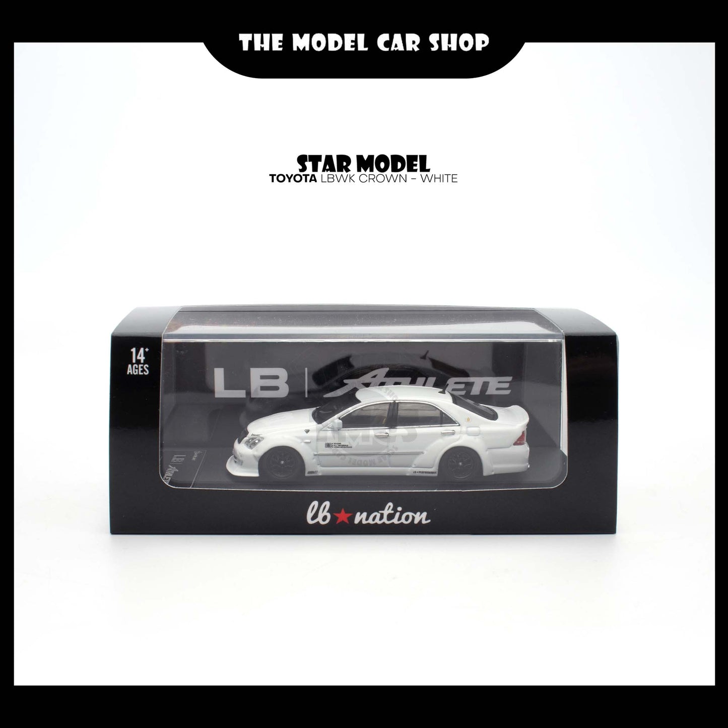 [Star Model] Toyota LBWK Crown - White