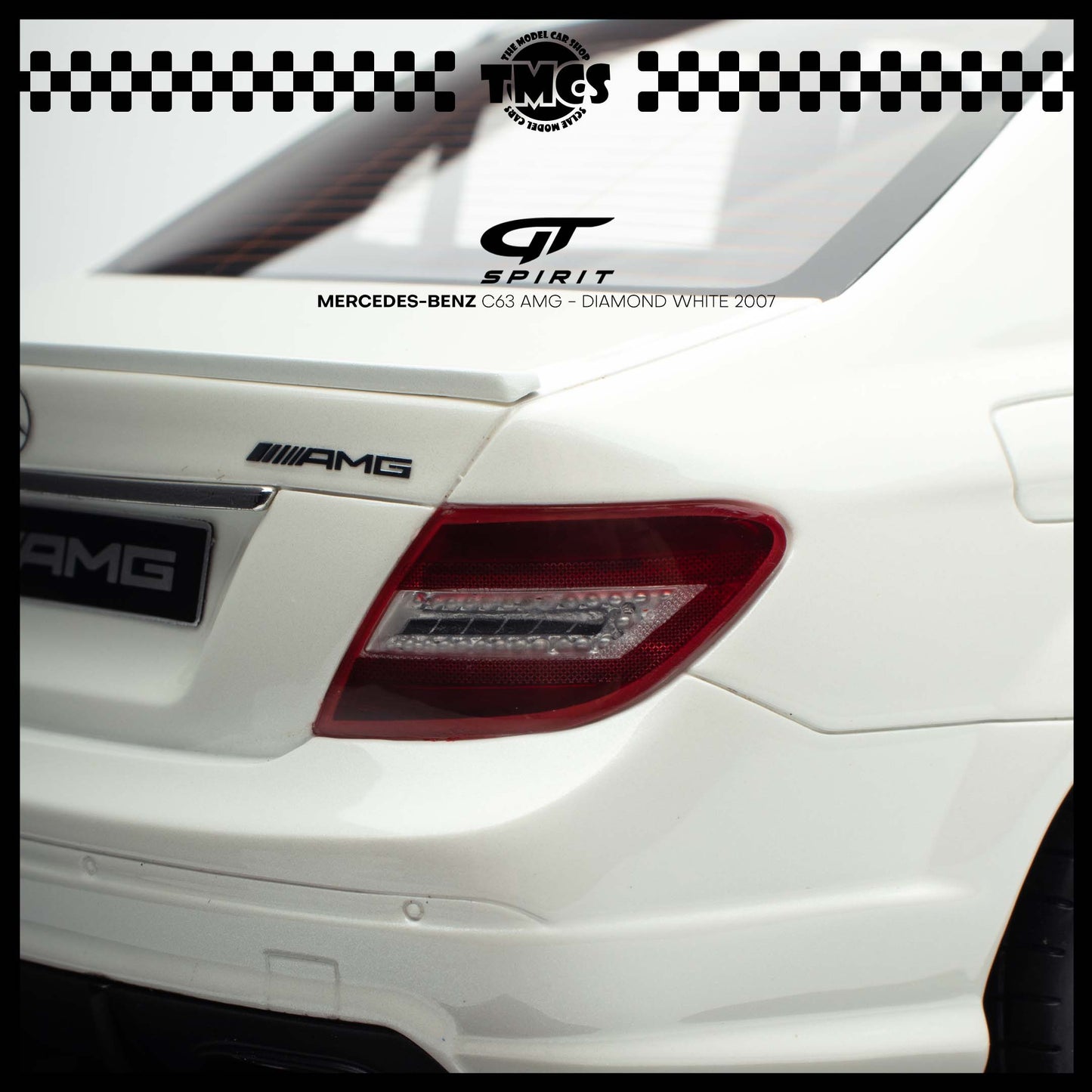 [GT Spirit] 1:18 Mercedes-Benz C63 AMG - Diamond White 2007