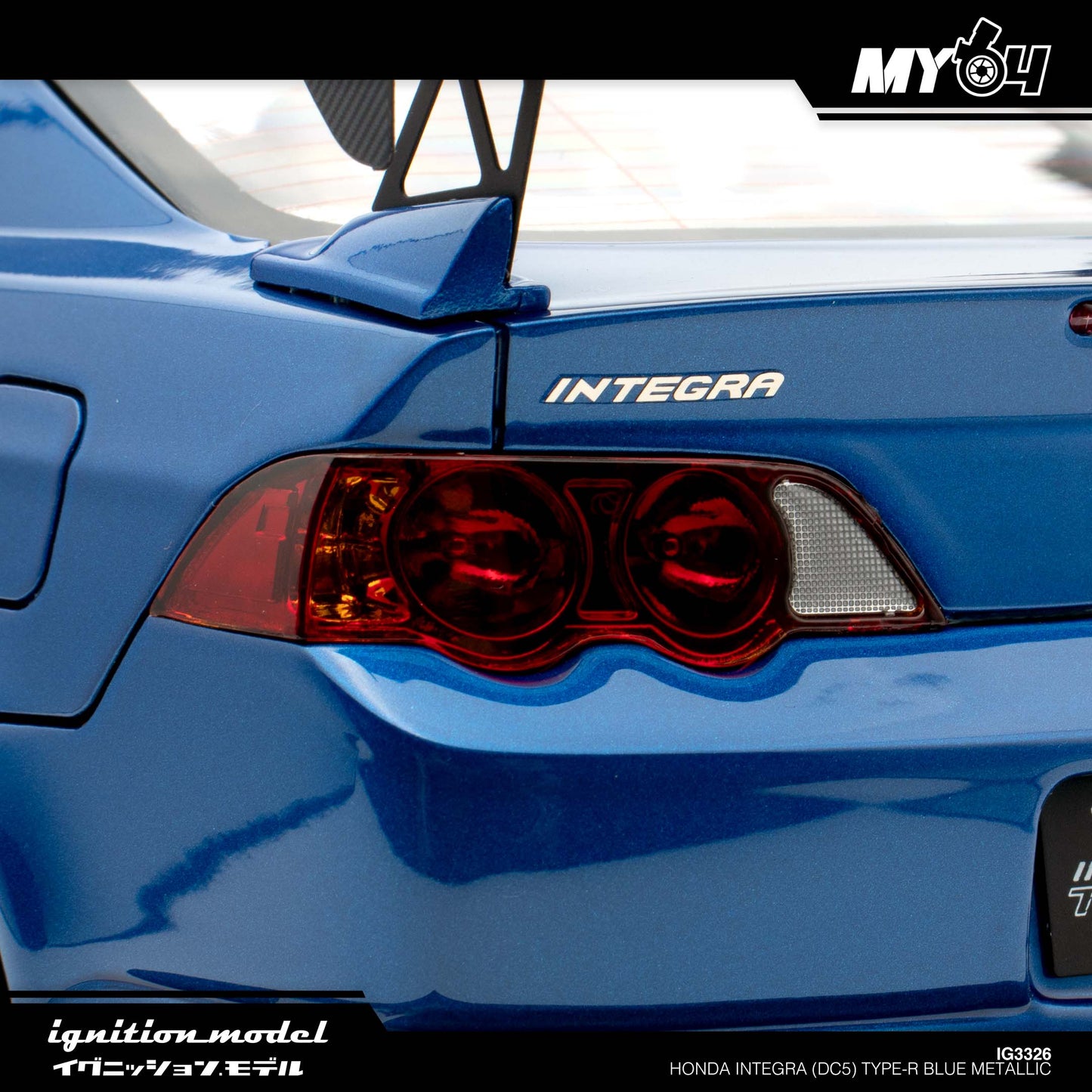 [Ignition Model] Honda INTEGRA (DC5) TYPE R - Blue Metallic