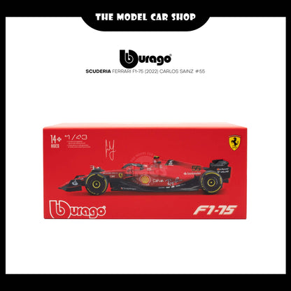 [Bburago] Scuderia Ferrari F1-75 (2022) Carlos Sainz #55