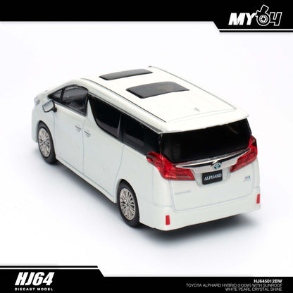 [Hobby Japan] Toyota Alphard Hybrid (H30W) With Sun Roof - White Pearl Crystal Shine