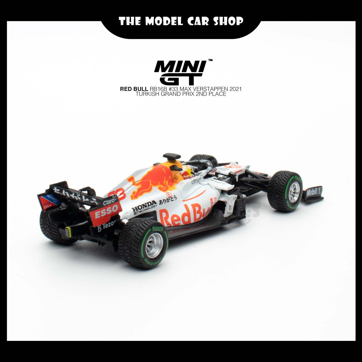 [MINI GT] Red Bull RB16B #33 Max Verstappen 2021 Turkish Grand Prix 2nd Place