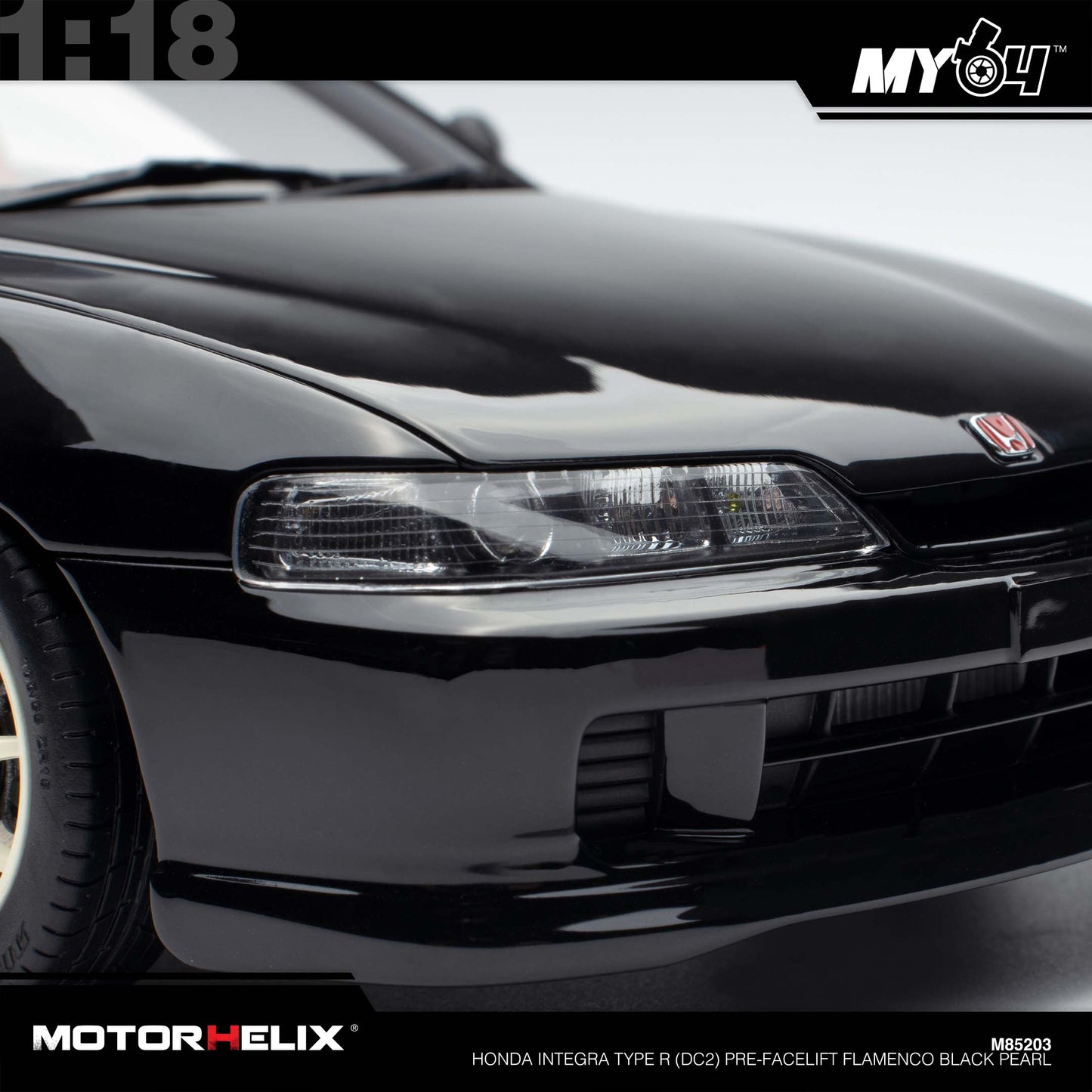 [Motorhelix] Honda Integra Type R (DC2) Pre-Facelift  - Flamenco Black Pearl