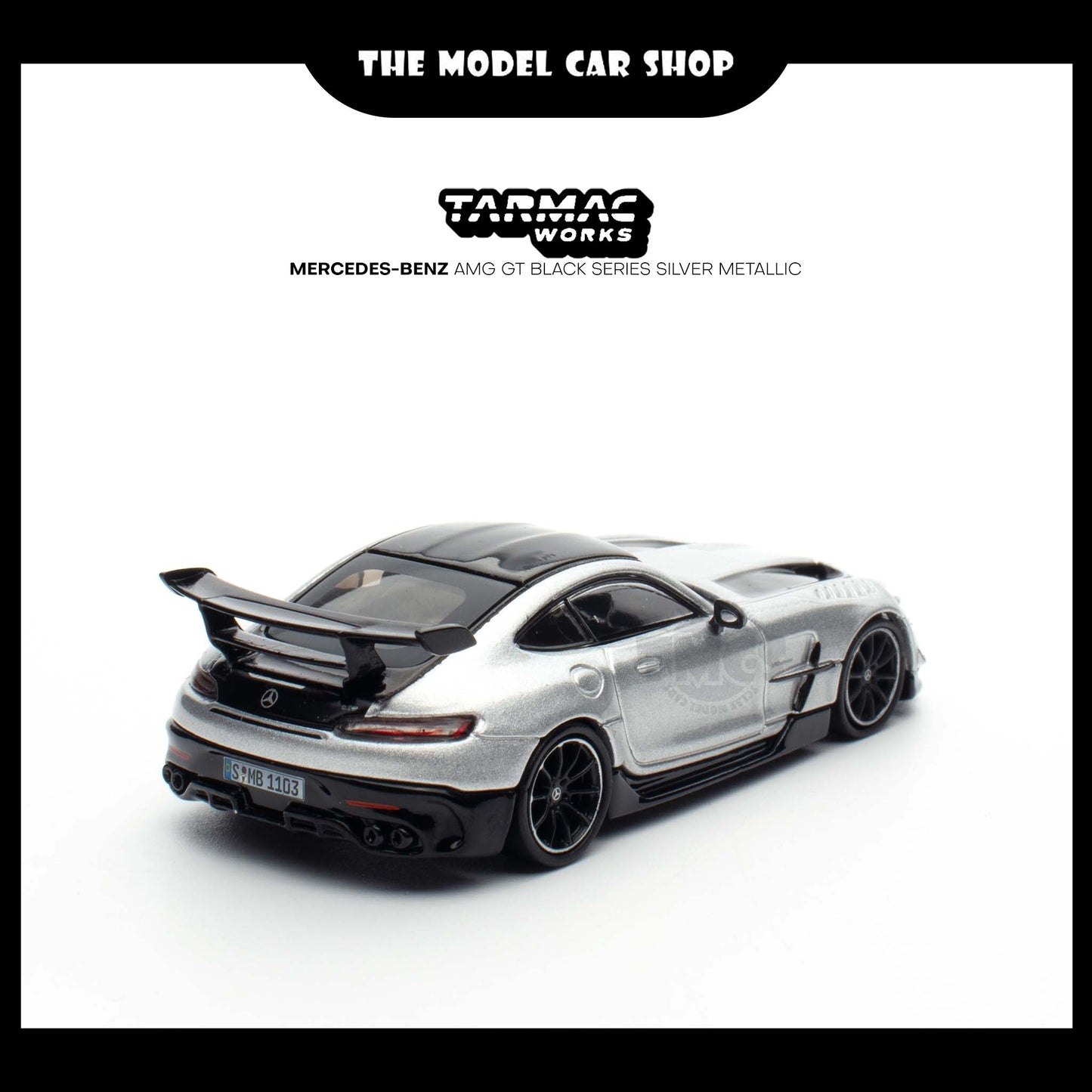 [Tarmac Works] Mercedes-Benz AMG GT Black Series Silver Metallic