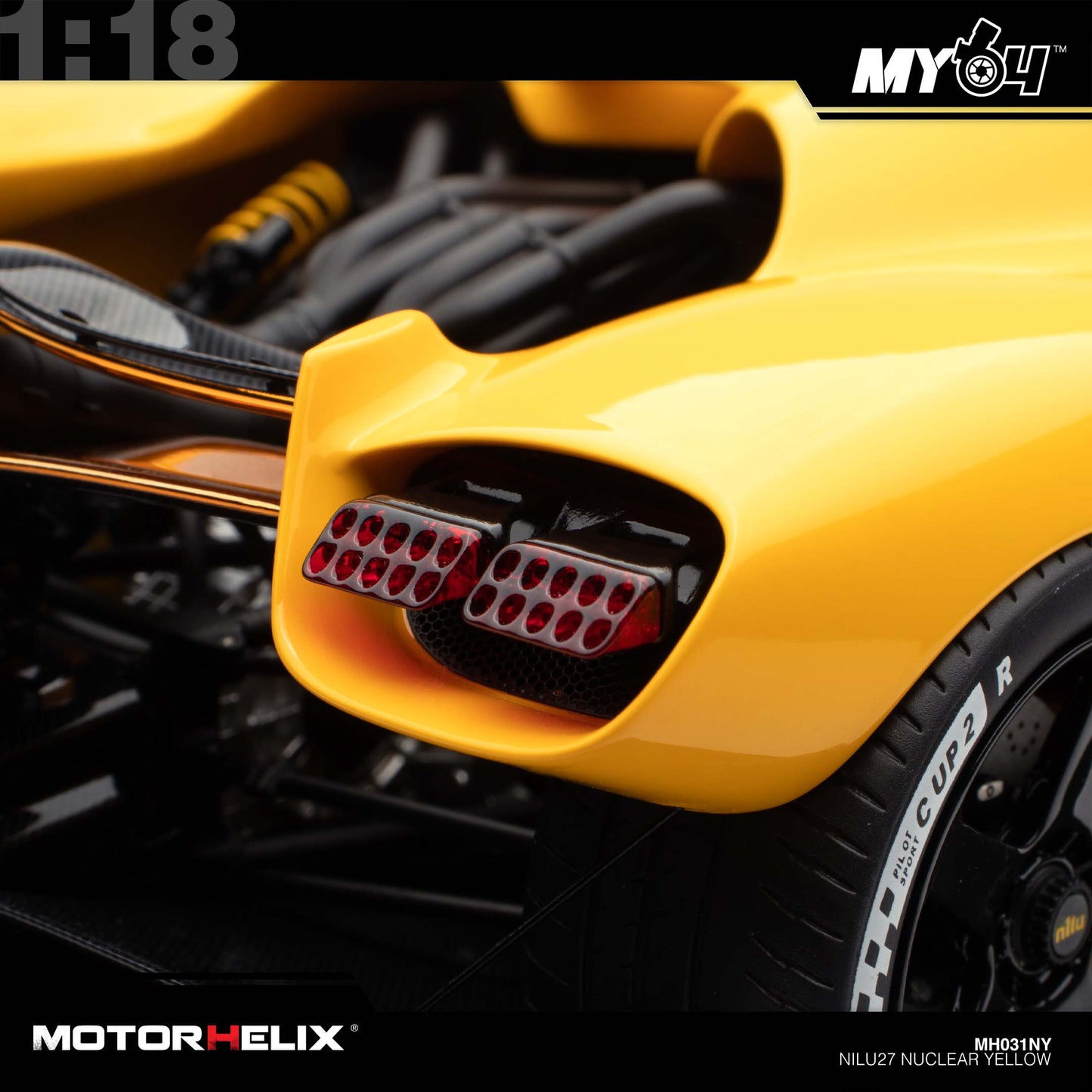 [Motorhelix] 1:18 Nilu - Nuclear Yellow
