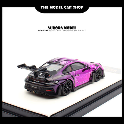 [Aurora Model] Porsche 992 GT3 RS - Chrome Purple Black