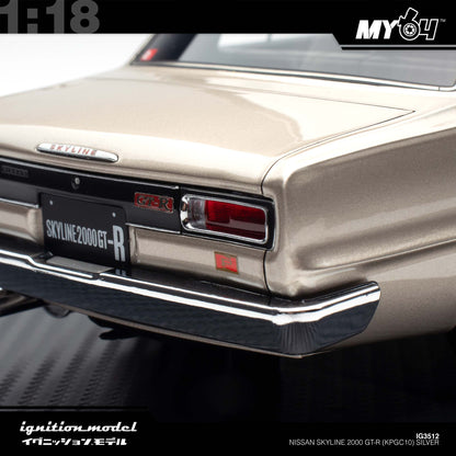 [Ignition Model] Nissan Skyline 2000 GT-R (PGC10) - Silver