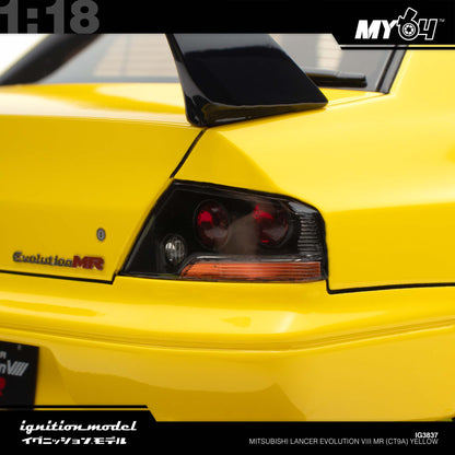 [Ignition Model] 1:18 Mitsubishi Lancer Evolution VIII MR (CT9A) - Yellow
