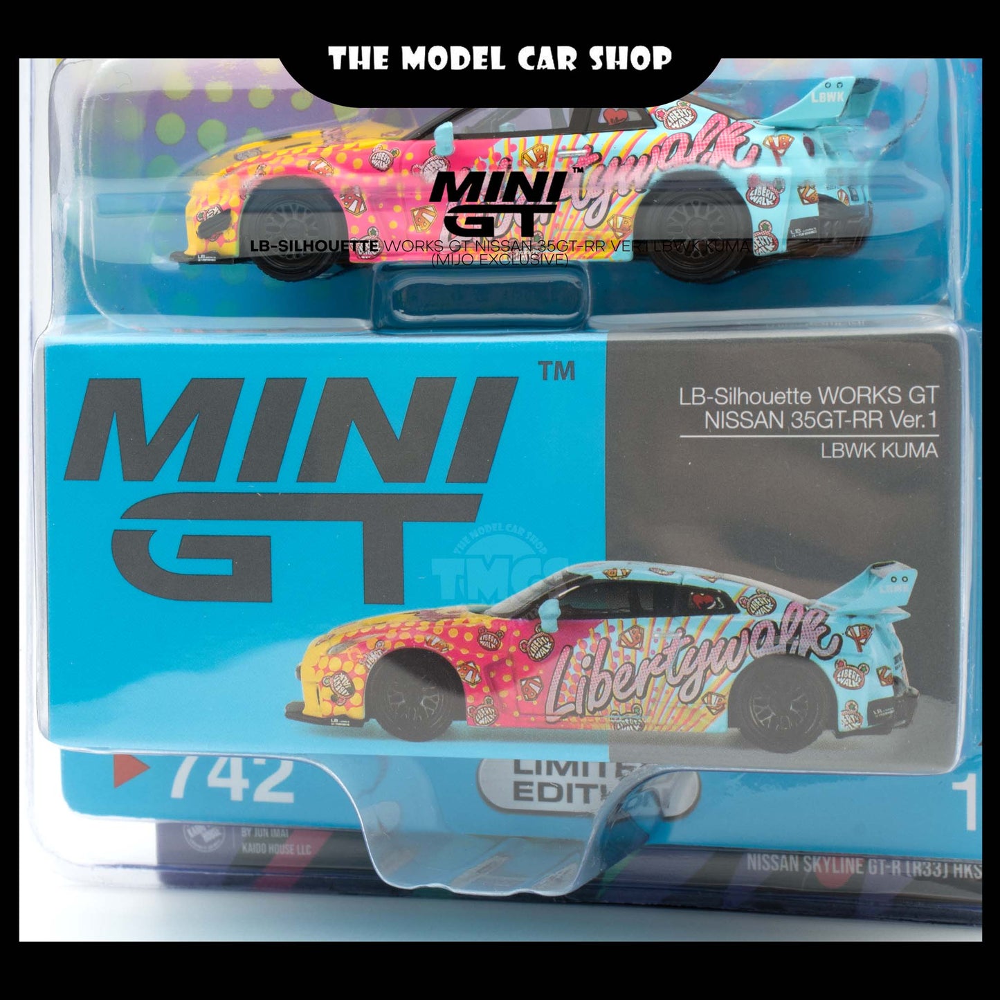 [MINI GT] LB-Silhouette WORKS GT NISSAN 35GT-RR Ver.1 LBWK KUMA (Mijo Exclusive)